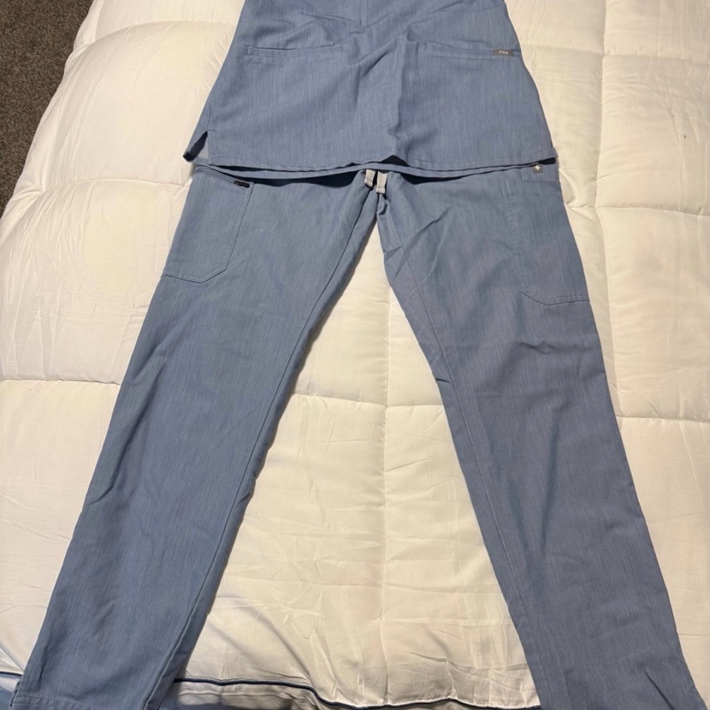 Light Blue Scrub Set
